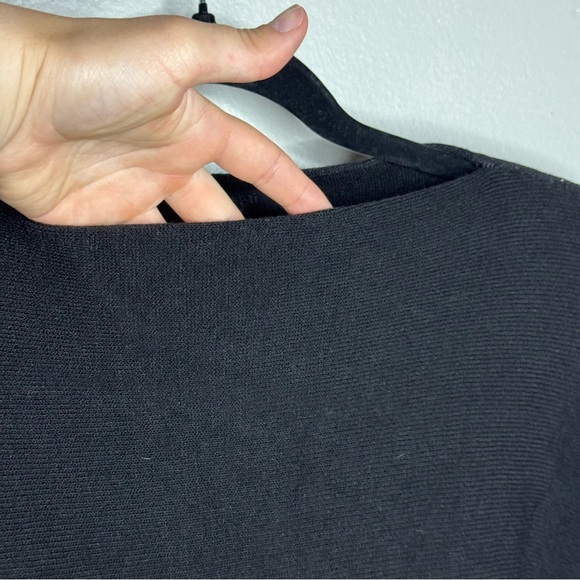 Meo Meli Stretch Knit Dolman Sleeve Sweater Black - Picture 5 of 8